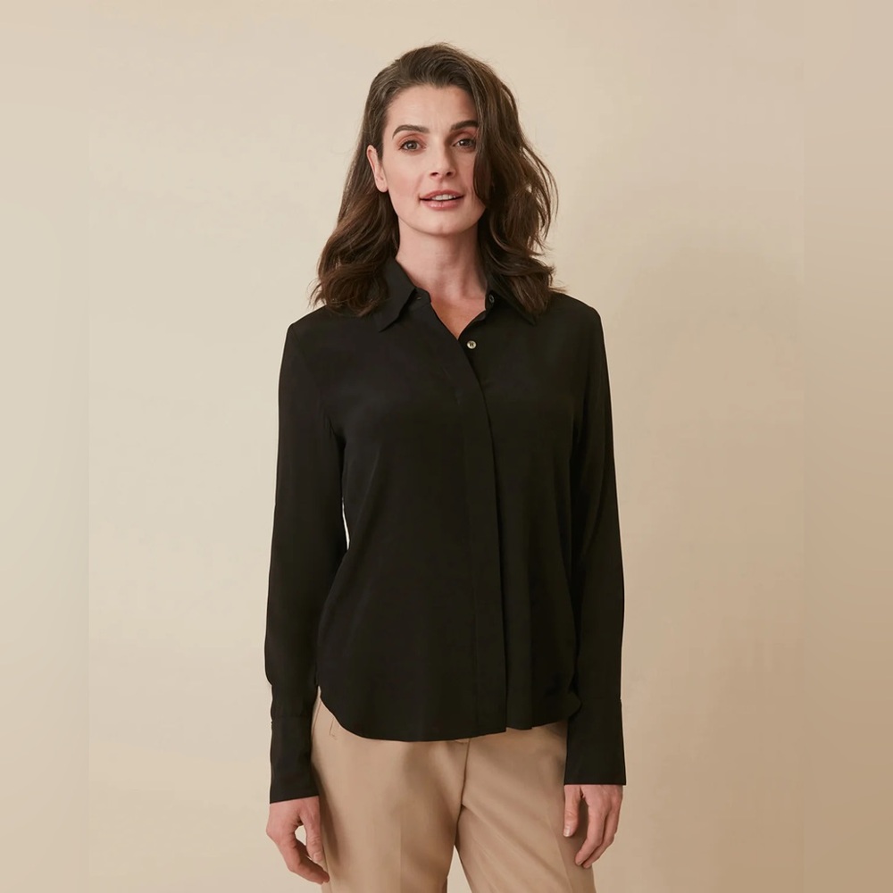Numi Black Simone Button Down Top - image 1
